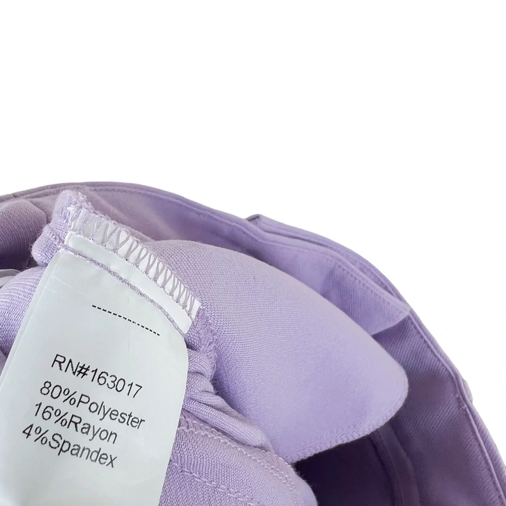 Princess Polly Huxley Two Piece Crop Top Trouser Set in Lilac - Picture 15 of 16